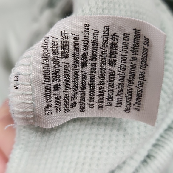 Victoria’s Secret PINK Mint Green Waffle Knit Sleep Shorts - Picture 10 of 11